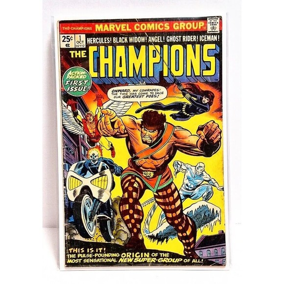 MARVEL COMICS GROUP THE CHAMPIONS #1 OCTOBER 1975 GD/VG - Picture 1 of 5